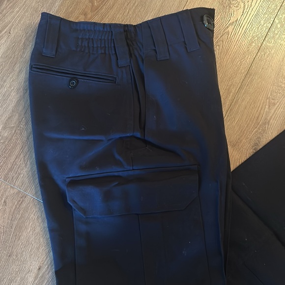 Vintage cargo utility pants size 25 waist large cargo pockets- high waist - Picture 3 of 11